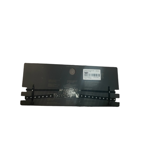 FOREVER 21 Black suede silver studded double strand choker one size (2 FOR $10) - Picture 3 of 4